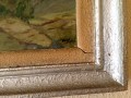 Óleo original sobre madera pintado y firmado por W. Gisin.